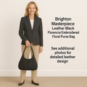Brighton - Bag Tote - Heritage Collection Callie Taxco Mexican Silver Leather